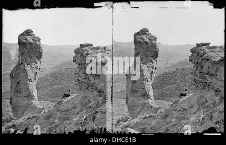 Torre sul castello di roccia. Summit County, Utah 517338 Foto Stock