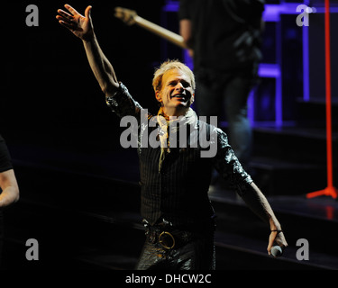 David Lee Roth Van Halen performing live durante il 'diverse Tipo di verità " Tour 2012 a Bank Atlantic Center Sunrise Florida - Foto Stock