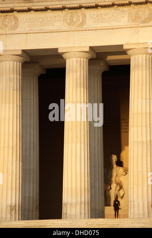 Il Lincoln Memorial, Washington D.C., USA Foto Stock