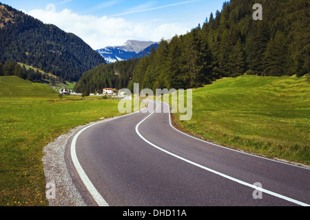 Strada di Montagna Foto Stock