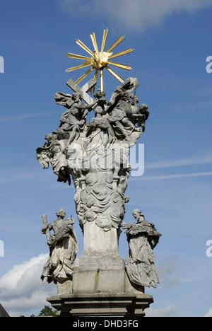 La Colonna della Santa Trinità di Eferding Foto Stock
