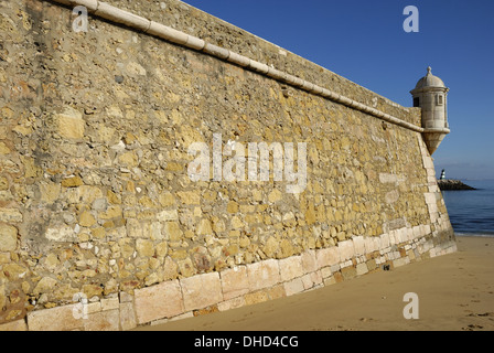 Forte da Ponta da Bandeira in Lagos Foto Stock