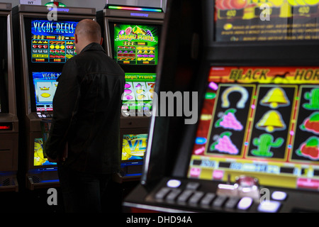 Slot machine, videogame, Repubblica Ceca Foto Stock