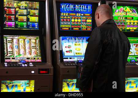 Slot machine, videogame, Repubblica Ceca Foto Stock