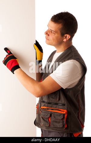 Punti di lavoratore di blank board Foto Stock