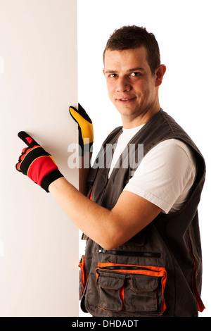 Punti di lavoratore di blank board Foto Stock