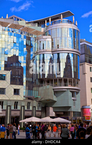 Haas House, Vienna, Austria, Europa Foto Stock