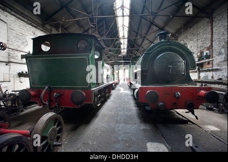 Due Saddletank locomotive a vapore Foto Stock