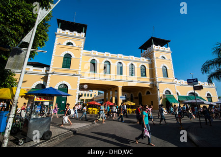 Mercato pubblico in Florianopolis, stato di Santa Catarina, Brasile Foto Stock