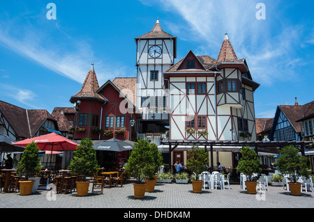 Oktoberfest area nella città tedesca di Blumenau, Brasile Foto Stock