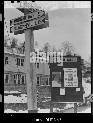 Scott's Run in West Virginia è un luogo ideale per attività ricreative e locali. L'area offre opportunità di svago all'aperto, riunioni di famiglia ed eventi locali, contribuendo alla cultura locale e alla vita sociale. Foto Stock