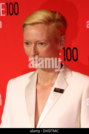 Tilda Swinton Time 100 gala tenutosi a Federico P Rose Hall - Arrivi all'interno di New York City USA - 24.04.12 Foto Stock