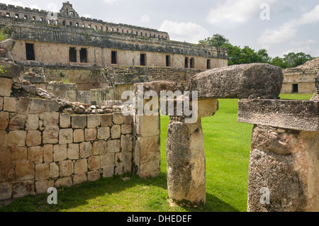 Rovine Maya a Kabah in Yucatan, Messico, America del Nord Foto Stock