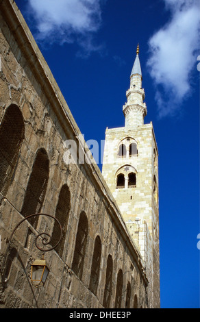 La Moschea Umayyad, Damasco, Siria Foto Stock