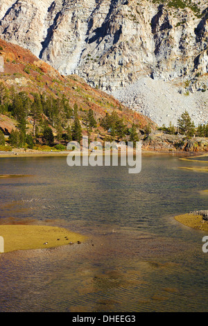 L'incantevole lago di Ellery in Yosemite. Foto Stock