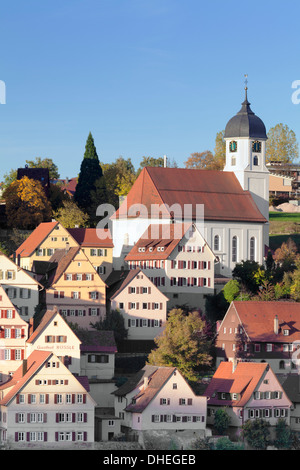 Altensteig, Foresta Nera, Baden Wurttemberg, Germania, Europa Foto Stock