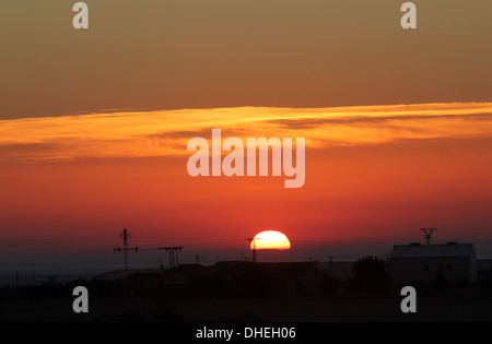 Sunrise in Murcia Foto Stock