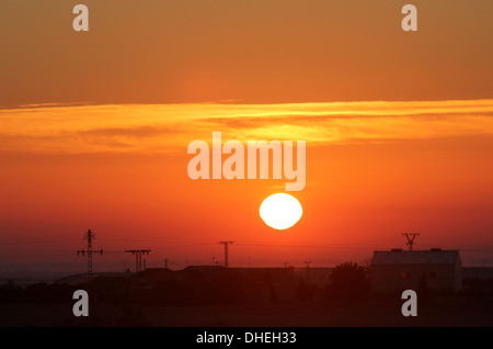 Sunrise in Murcia Foto Stock