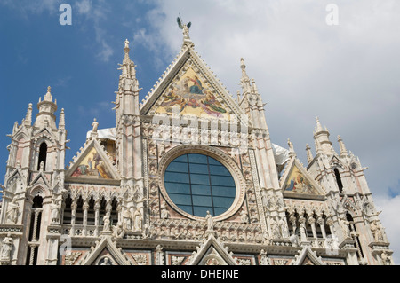 Duomo (Cattedrale), Siena, Sito Patrimonio Mondiale dell'UNESCO, Toscana, Italia, Europa Foto Stock