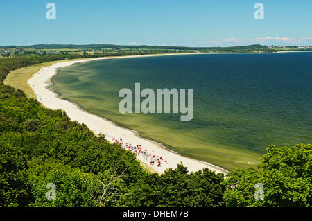 Rurale scena vicino Thiessow, Moenchgut, Ruegen Isola, Meclenburgo-Pomerania Occidentale, Germania, Europa Foto Stock