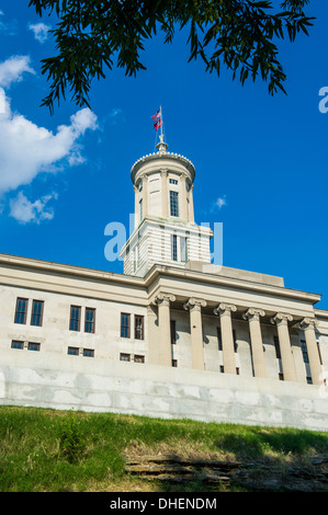 Il Campidoglio di Nashville, Tennessee, Stati Uniti d'America, America del Nord Foto Stock