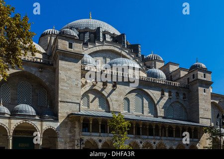 La Moschea di Suleymaniye, Istanbul, Turchia Foto Stock