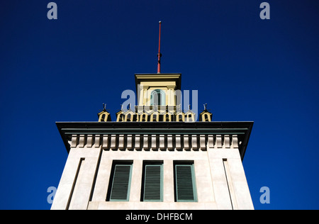 La voliera ex edificio che ospitava i piccioni per lo sport e il cibo al storico Castello Dundurn in Hamilton Ontario Canada Foto Stock