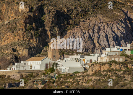 Villaggio di Huebro vicino Níjar. Foto Stock