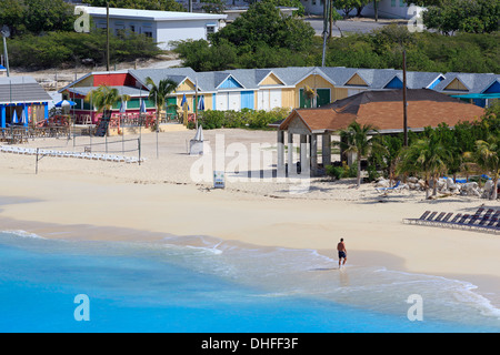 La spiaggia del governatore,Grand Turk,Turks & Caicos,dei Caraibi Foto Stock