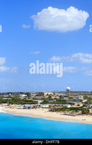 La spiaggia del governatore,Grand Turk,Turks & Caicos,dei Caraibi Foto Stock