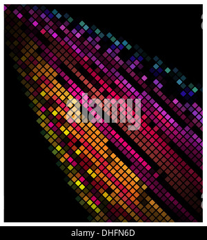 Vettore bellissimo mosaico geometrico dello sfondo. Elemento di design. Foto Stock