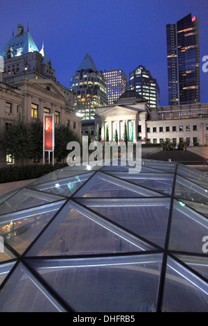 Canada Vancouver, Robson Square, Galleria d'arte Foto Stock