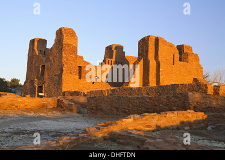 Chiesa a Quarai (circa 1600s), Salinas Pueblo Missions National Monument, Nuovo Messico USA Foto Stock