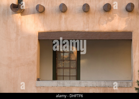 Il Palazzo dei Governatori (1610), Santa Fe, New Mexico USA Foto Stock