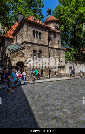 Quartiere ebraico di Praga, Klaus sinagoga Foto Stock