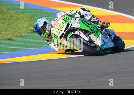 Ricardo Tormo di Cheste, Valencia, Spagna, GP Generali de Comunitat Valenciana MotoGP. Undicesimo Sep, 2013. in azione durante la sessione di qualifiche MotoGP temporizzato nel Gran Premio MotoGP Generali de Comunitat Valenciana dal circuito de Ricardo Tormo. Credito: Azione Sport Plus/Alamy Live News Foto Stock