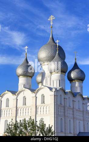 Cattedrale della Dormizione nel Cremlino di Rostov, Russia Foto Stock