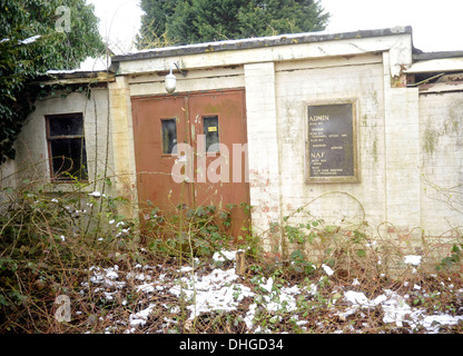 Ex usaf base usata per filmsets ed essendo ristrutturato foto da Brian Jordan/Alamy Live News Foto Stock