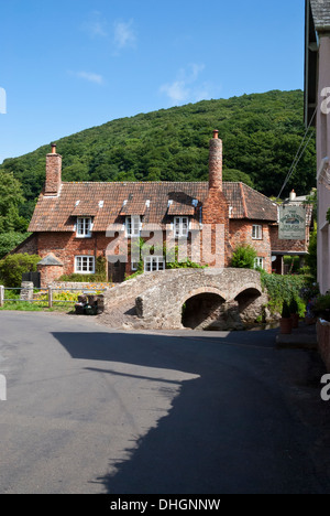 Allerford in West Somerset vicino a Exmoor, England, Regno Unito Foto Stock