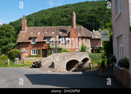 Allerford in West Somerset vicino a Exmoor, England, Regno Unito Foto Stock