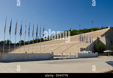 Atene Grecia l'originale 1896 Olympic Stadium chiamato Panathinaiko Stadium nel centro della città per lo sport Foto Stock