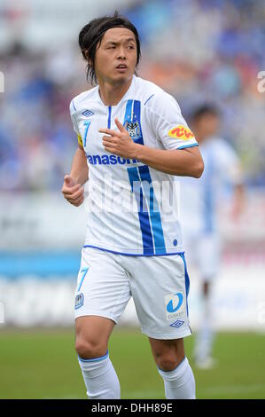 Kyoto, Giappone. Decimo Nov, 2013. Yasuhito Endo (Gamba) Calcio : 2013 J.League Division 2 corrispondenza tra Kyoto Sanga F.C 0-2 Gamba Osaka a Nishikyogoku Stadium di Kyoto, Giappone . © AFLO/Alamy Live News Foto Stock