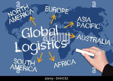 Logistica globale Foto Stock