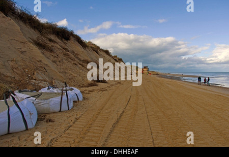 Hemsby spiaggia sulla costa orientale di Norfolk Foto Stock