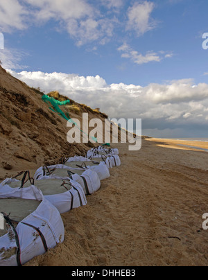 Hemsby spiaggia sulla costa orientale di Norfolk Foto Stock