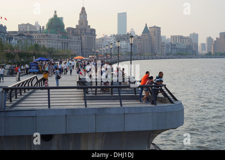 Il Bund, Shanghai Foto Stock