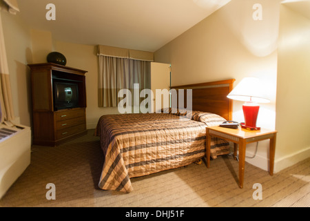 Camera doppia, l'Hotel Pennsylvania, 401 Seventh Ave, New York City, Stati Uniti d'America. Foto Stock