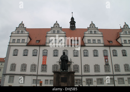 Il municipio in Wittenberg Foto Stock