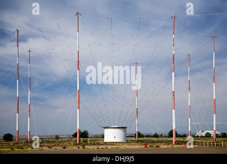 All'impulso elettromagnetico (EMP) antenna, Kirtland Air Force Base di Albuquerque, Nuovo Messico USA Foto Stock