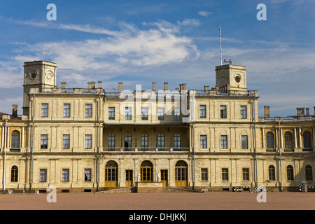 La Russia,Gatchina, parade-terra prima palace Foto Stock